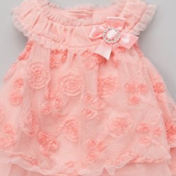 Other - Peach/Pink Summer Baby Girl Dress